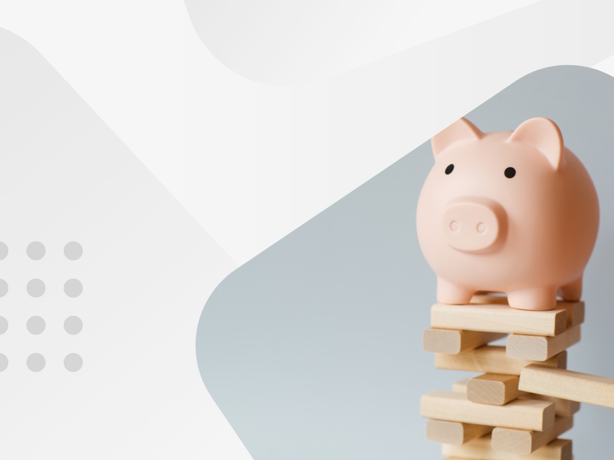 Piggy bank jenga